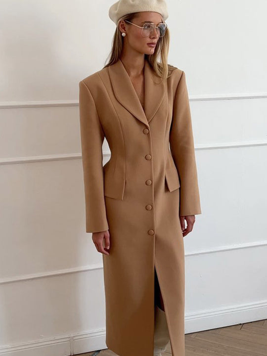 Damen Elegante Oversized Blazerjacke R&B