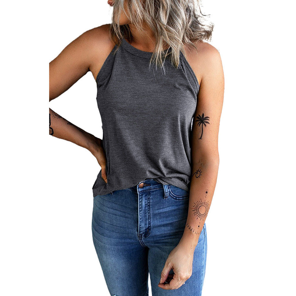 Damen Ärmeloses Sporttop mit lässigem Schnitt und feuchtigkeitsableitender Funktion R&B