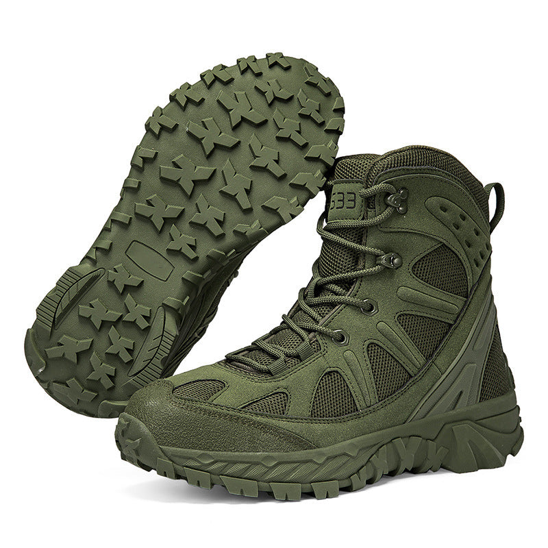 Damen robuste Outdoor-Hiking-Boots mit rutschfester Sohle und atmungsaktiver Mesh-Oberfläche