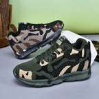 Damen Sportliche Freizeitsneaker im Camouflage-Design