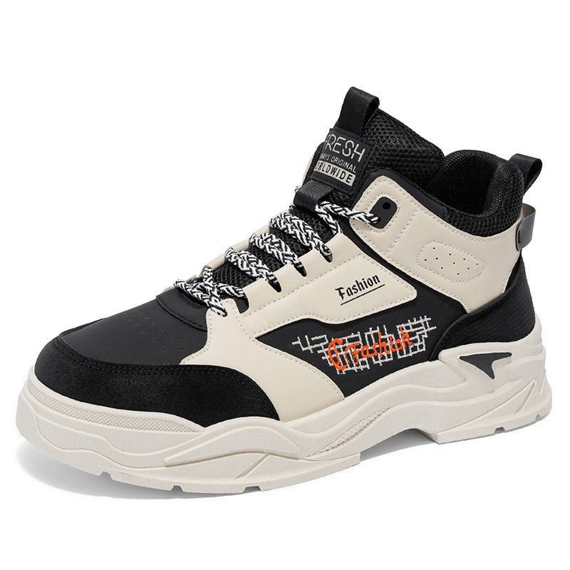 Damen Sportliche High-Top Sneakers mit modischem Design und dämpfendem Sohlenprofil