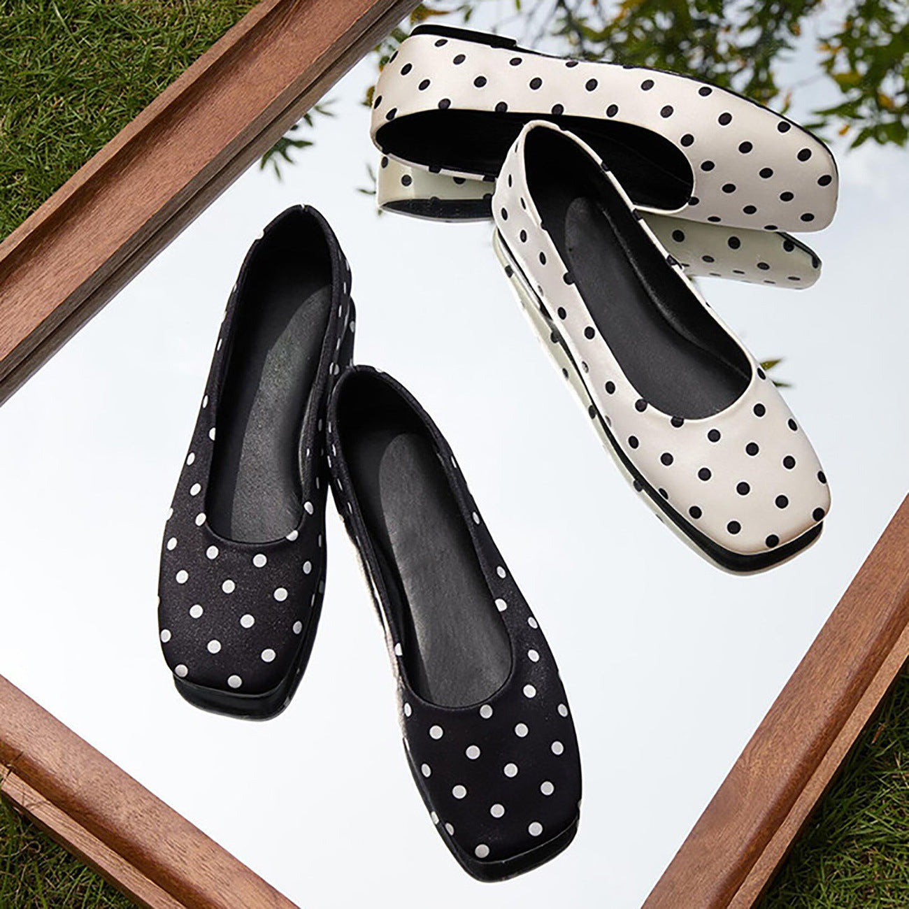 Damen Ballerinas aus hochwertigem Kunstleder mit elegantem Design R&B