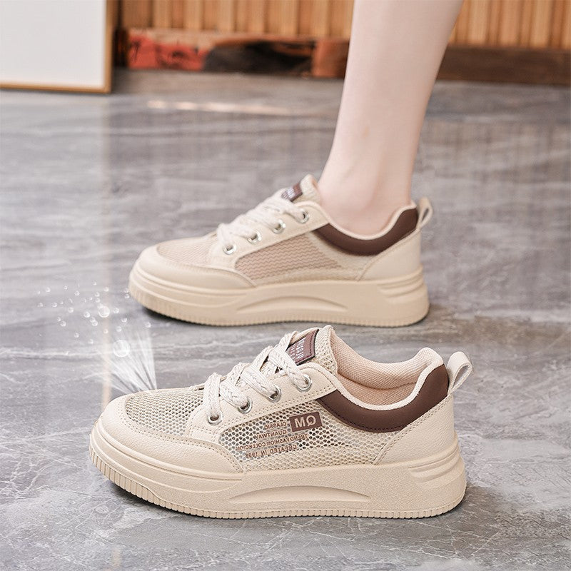 Damen Sportliche Sneakers mit atmungsaktiver Netzoberfläche und dämpfender Sohle