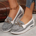 Damen Slip-On Sneaker mit modischem Metallakzent R&B