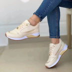 Damen Sportliche Sneakers mit atmungsaktivem Mesh-Obermaterial und gepolsterter Sohle R&B