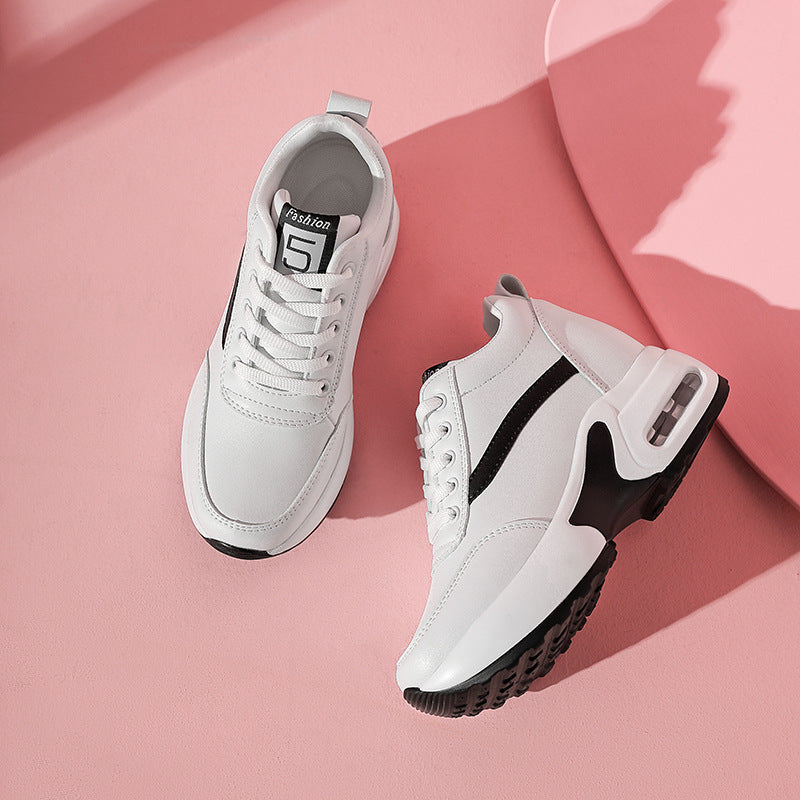 Damen Sportliche High-Top Sneakers mit dämpfender Sohle