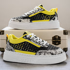 Damen Komfortable Plateau-Sneaker mit atmungsaktivem Obermaterial R&B
