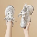 Damen Sportliche Chunky Sneakers mit atmungsaktiver Mesh-Oberfläche R&B