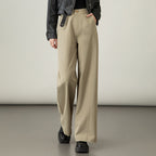 Damen Weite Stoffhose elegant verarbeitet