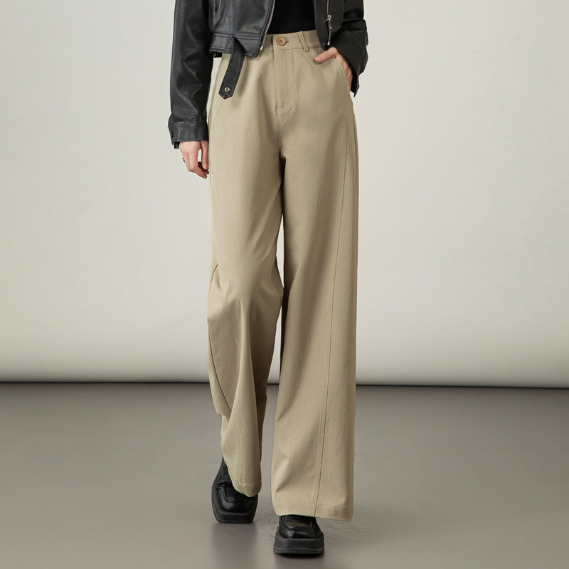Damen Weite Stoffhose elegant verarbeitet