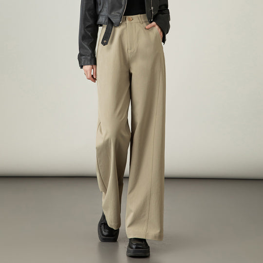 Damen Weite Stoffhose elegant verarbeitet