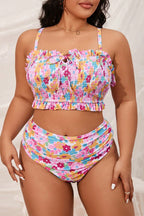 Damen Verspieltes Bikini-Set mit Rüschendetails R&B