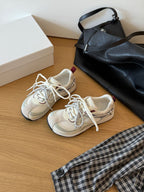 Damen Sportliche Lace-Up Sneaker mit atmungsaktiver Mesh-Oberfläche und dämpfender Sohle