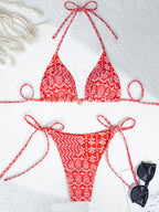 Damen Triangel-Bikini mit modischem BindR&Band und strapazierfähigem Stoff R&B