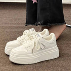 Damen Plattform-Sneaker mit dämpfender Laufsohle und eleganter Schnürung R&B