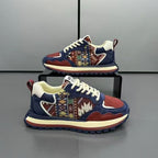 Damen Lifestyle Sneakers mit modernem Ethno-Muster und rutschfester Sohle