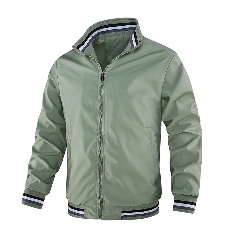 Herren elegante Bomberjacke mit stark isolierendem Innenfutter R&B
