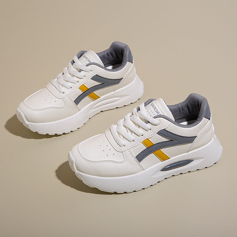 Damen Sportliche Plattform-Sneaker mit atmungsaktivem Obermaterial und komfortabler Dämpfung R&B