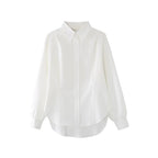 Damen R&Bhemd mit oversized Schnitt und eleganten Manschetten R&B