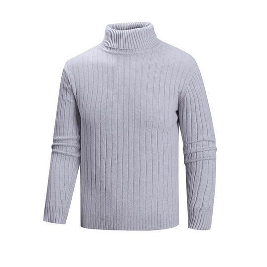Herren Strickpullover mit Stehkragen R&B