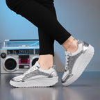 Damen Glitzernde Sneakers mit dämpfender Sohle