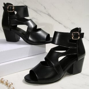 Damen Blockabsatz Sandalen R&B