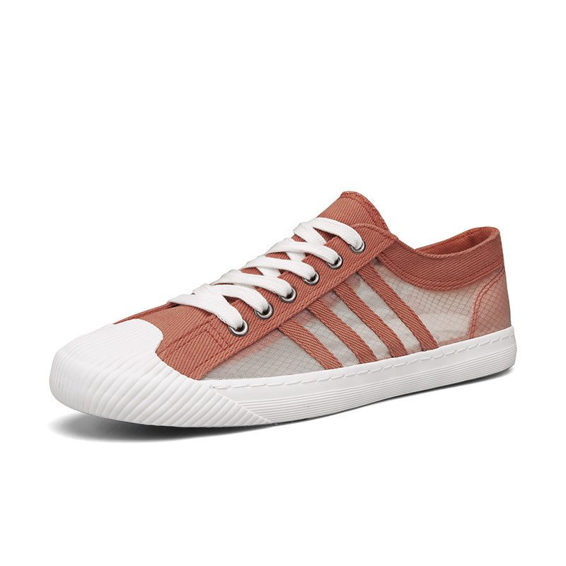 Damen atmungsaktive Sneakers mit rutschfester Gummisohle und modernem Design R&B