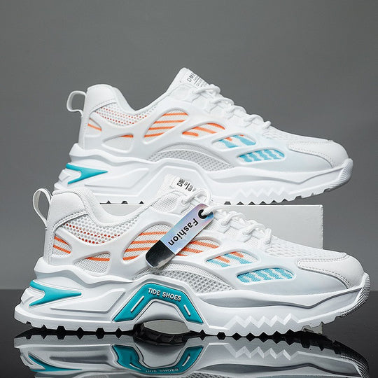 Damen Trendige Lauf-Sneaker mit atmungsaktiver Obermaterialstruktur und rutschfester Sohle R&B