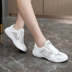 Damen Fitness Sneakers mit atmungsaktivem Mesh und flexibler Laufsohle R&B
