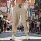 Herren Freizeithose mit elastischem Bund und praktischen Seitentaschen R&B
