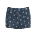 Damen Glitzernde Sternen-Shorts R&B