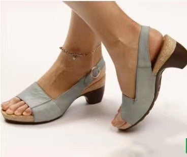 Damen Sandalen mit hohem Komfort und weicher Sohle R&B