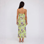 Damen Wickelkleid mit floralem Muster R&B