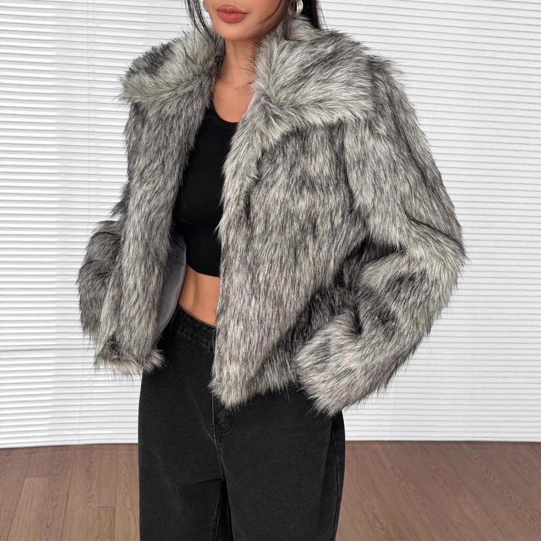Damen Kunstpelzjacke R&B