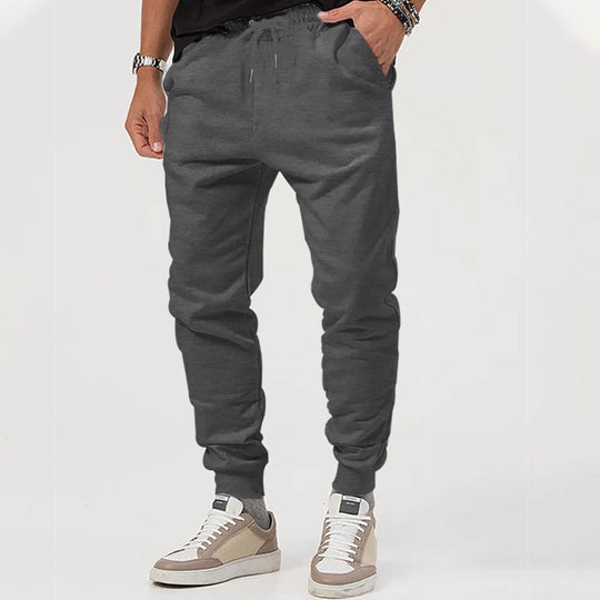 Herren bequeme Sweatpants mit elastischem Bund und seitlichen Eingrifftaschen R&B