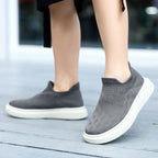 Damen Komfortable Knit Slip-On Sneakers