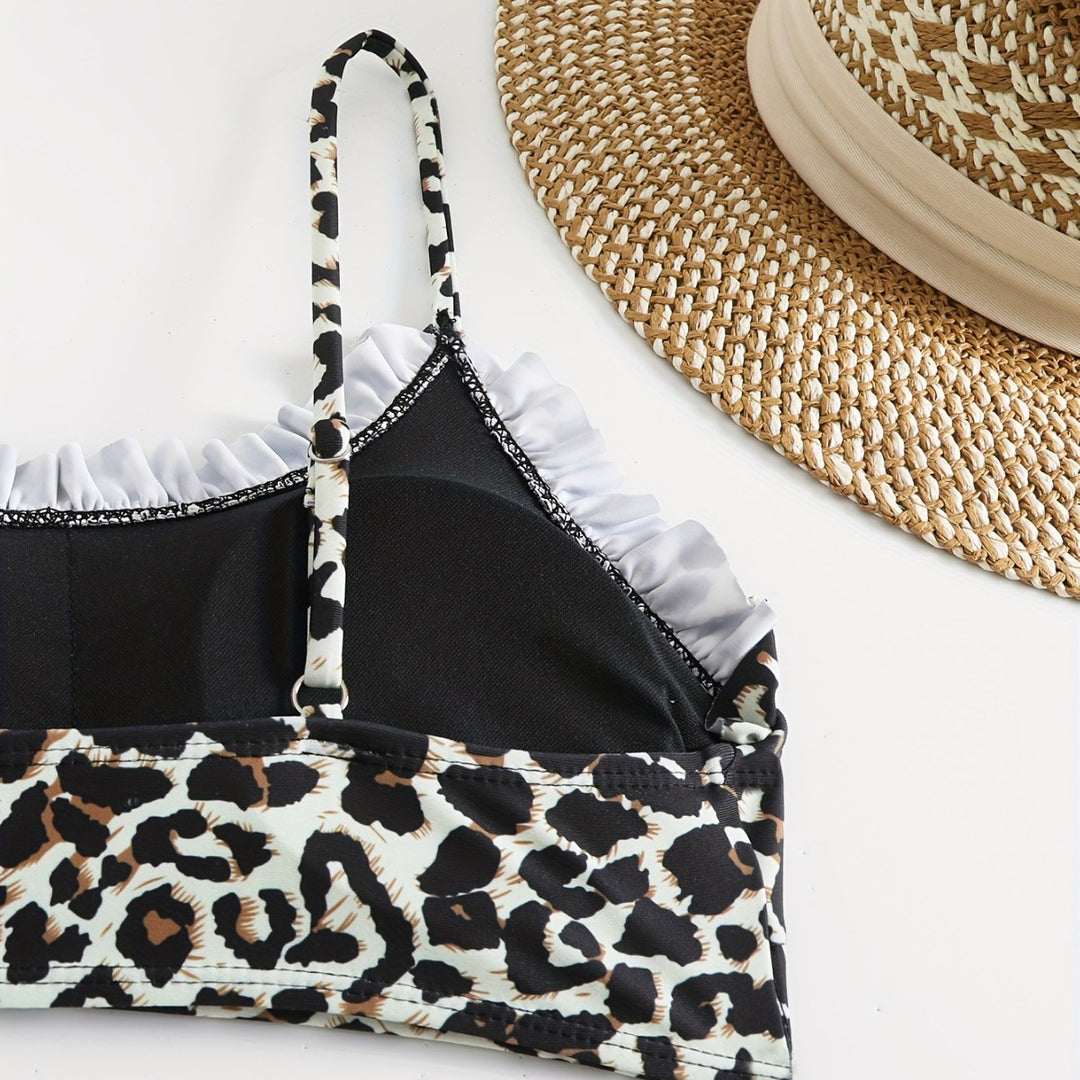 Damen Bunte Bikini Oberteil und Unterteil R&B
