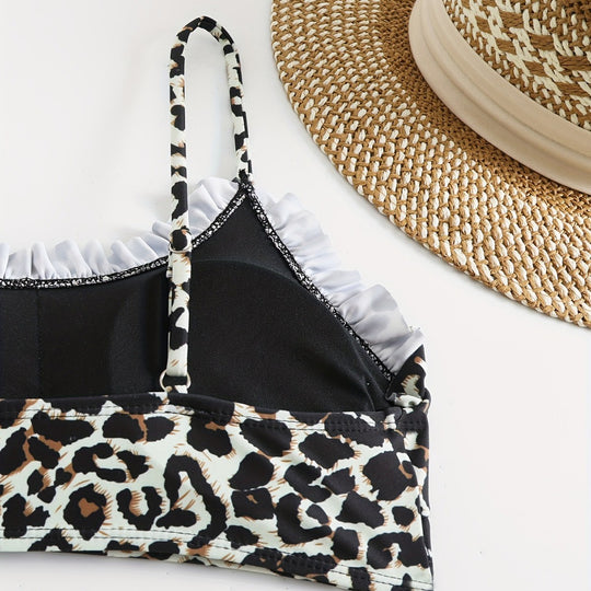 Damen Bunte Bikini Oberteil und Unterteil R&B