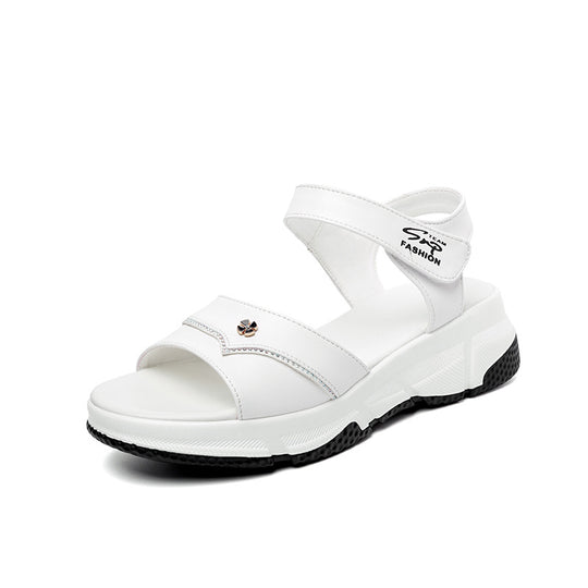 Damen Komfortable Sandalen mit verstellbaren Riemen und analytischem Fußbett R&B