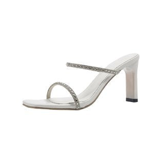 Damen elegante Riemchen-Sandaletten mit funkelnden Strassdetails R&B