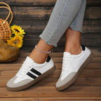 Damen Sneakers im sportlichen Retro-Stil mit kontrastierenden Details R&B