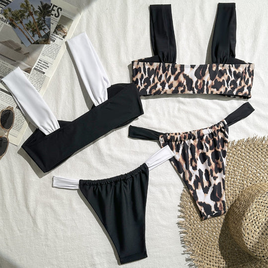 Damen Bikini-Set mit romantischem Schleifen-Design und raffinierten Trägern R&B
