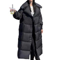 R&B | Damen Oversized Lange Gesteppten Winterparka