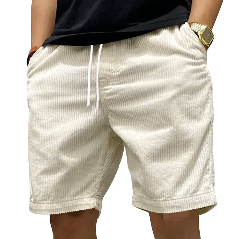 Herren modische Cordshorts R&B