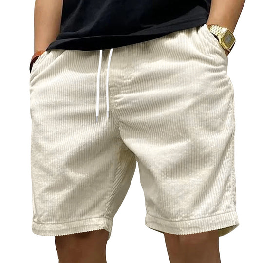 Herren bequeme Freizeithose aus strukturiertem Cordstoff R&B