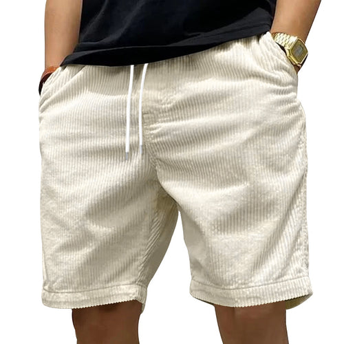 Herren bequeme Freizeithose aus strukturiertem Cordstoff R&B