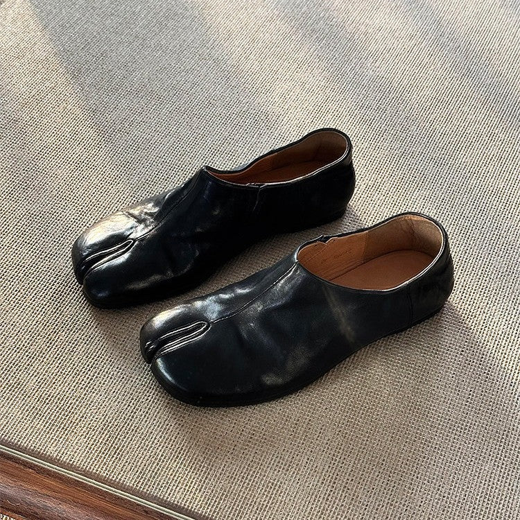 Damen elegante Mokassins mit zusätzlicher Zehenfreigabe R&B