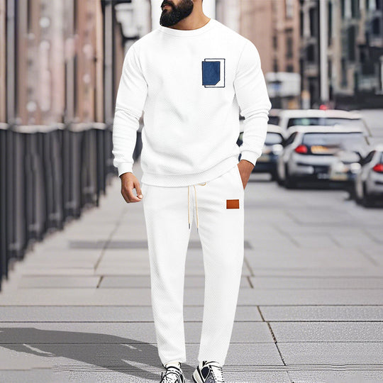 Herren Bequemer Freizeitanzug mit modischem Design und praktischen Taschen R&B