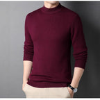 Herren Feinstrickpullover mit Rollkragen und soften Materialien R&B