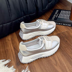 Damen Modische Sneakers im trendigen Plateau-Design R&B